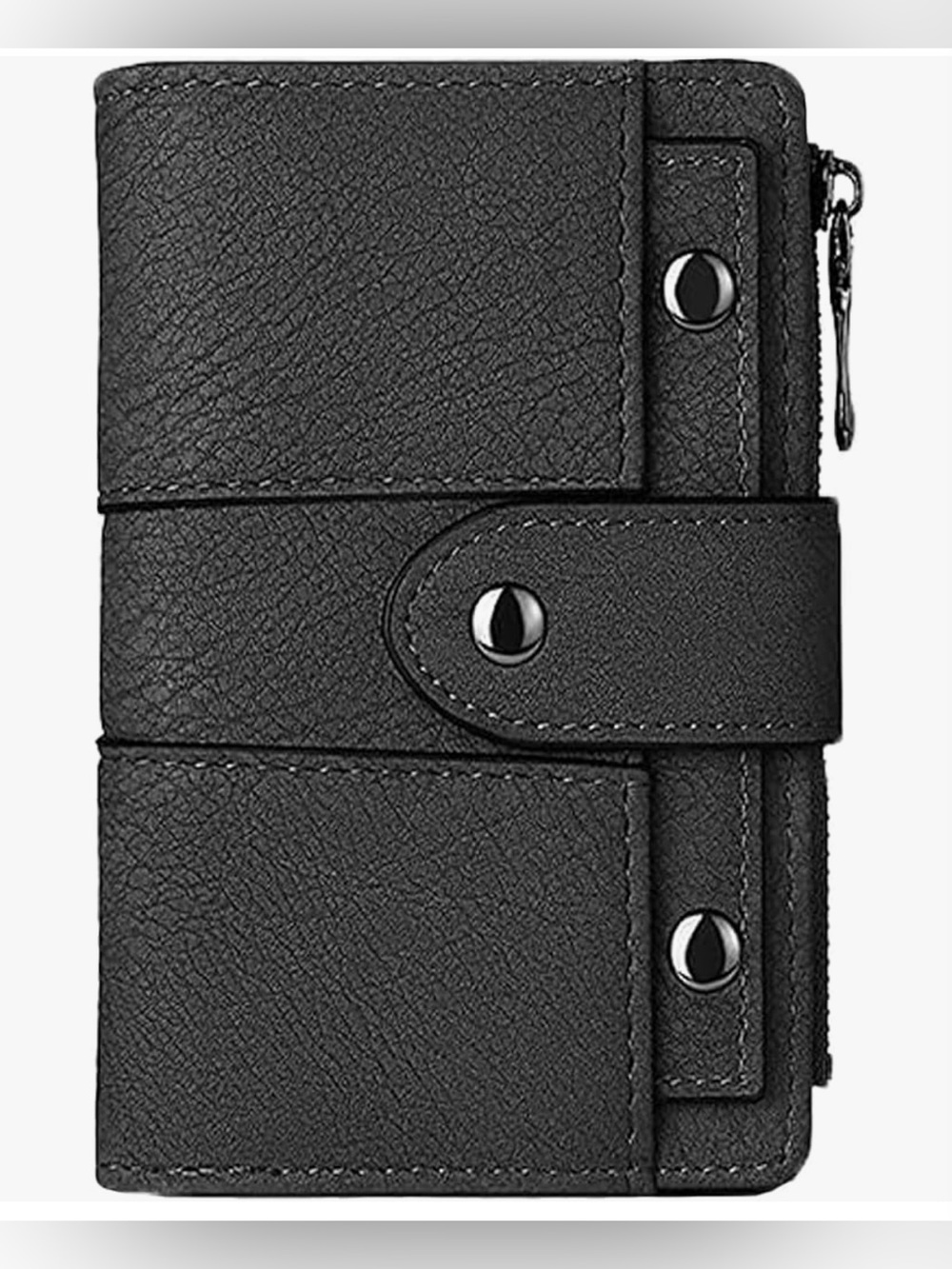 Leather Small Wallet for Women, RFID Blocking Ladies Mini Purse with ID Window